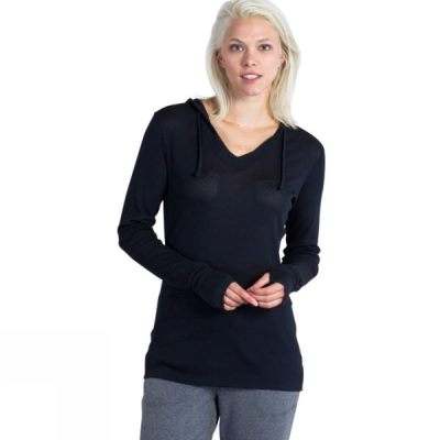 Sudadera Con Capucha ExOfficio BugsAway Lumen Mujer Negras - Chile TAK157904